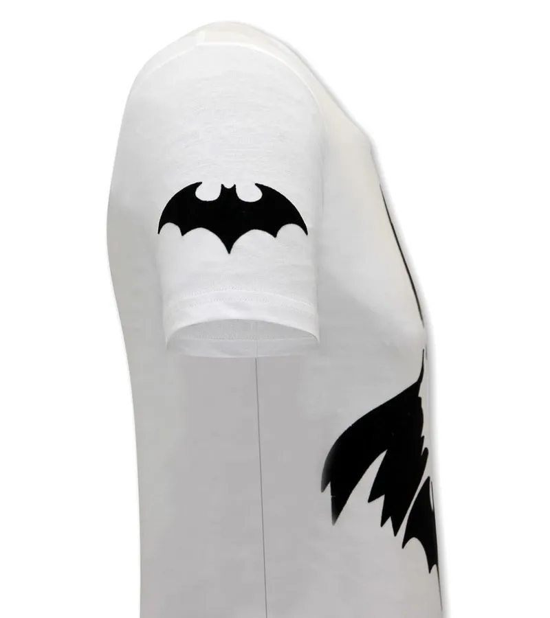 CAMISETAS HOMBRE BATMAN PRINT  BLANCO